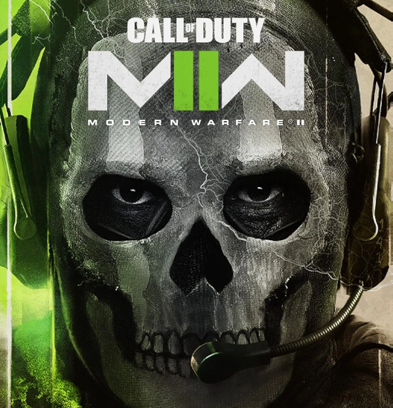 Soldaat met een schedelmasker en headset uit Call of Duty: Modern Warfare II